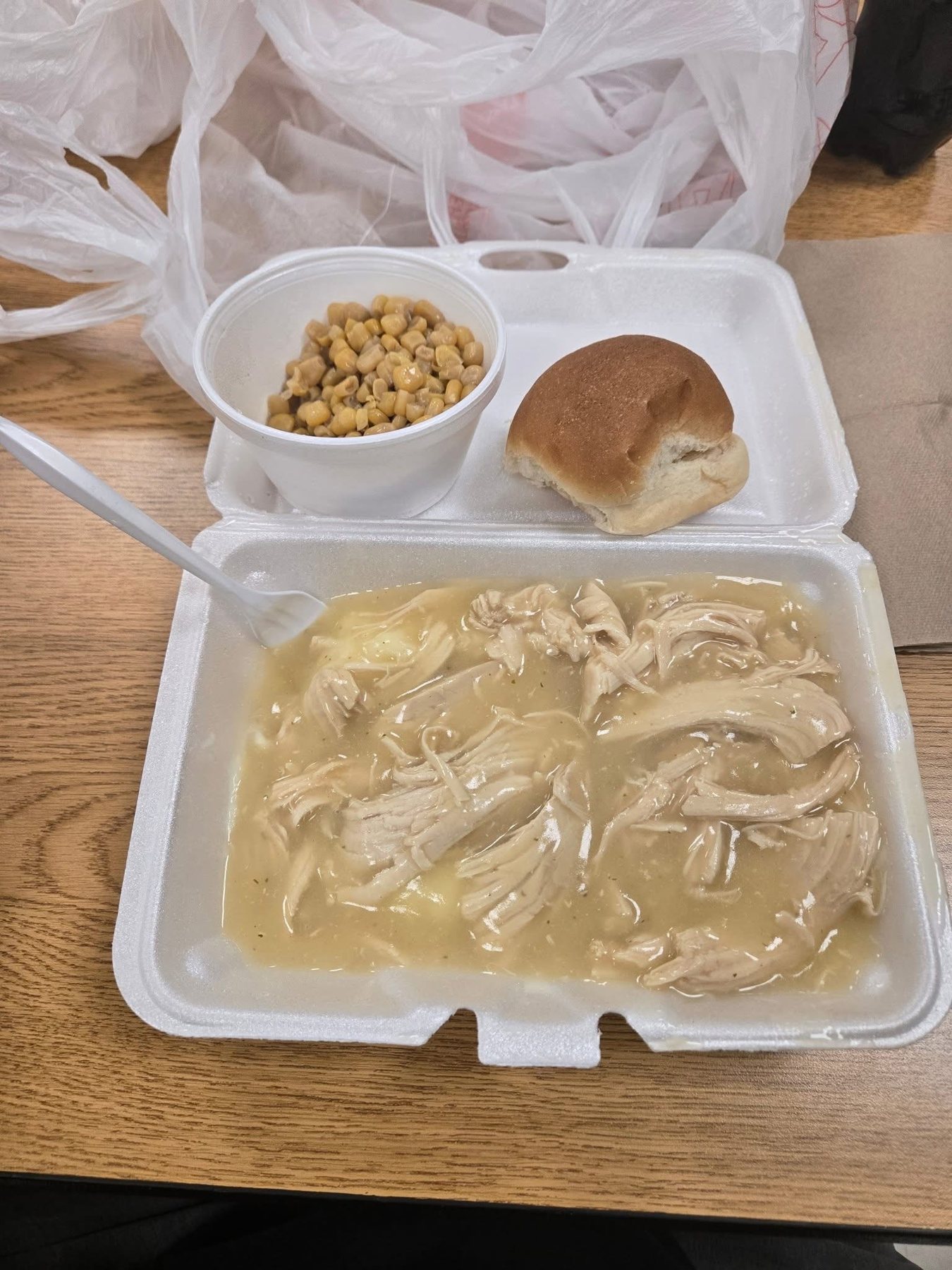 Turkey slop to go
